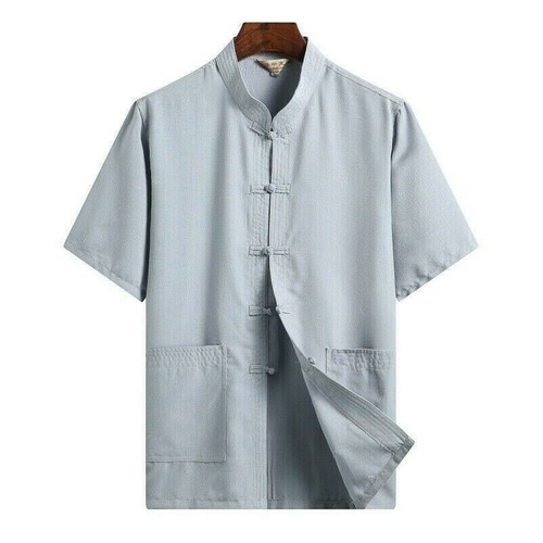 Herren chinesisch hemd kurzarm - chinesisch,