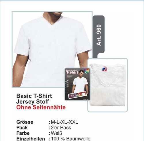 Herren unterhemd - 4x,