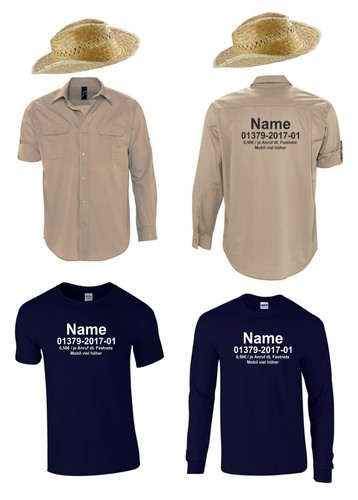 Herren shirt hut oder - herren, t-shirt+hut