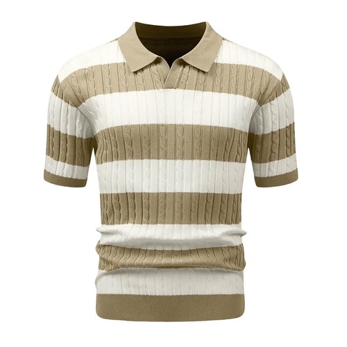 Herren strick polohemd kurzarm - polohemd,