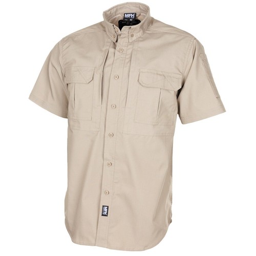 Hemd outdoor kurzarm khaki - outdoor,, kurzarm,